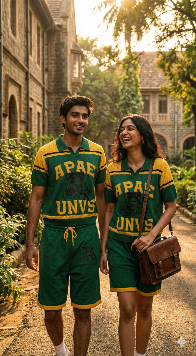 Varsity Co-ord Set — Contrast Piping Fit