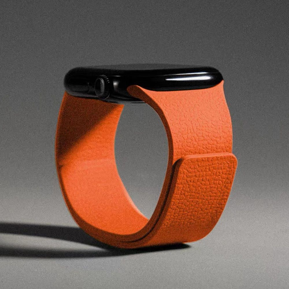Magnetic Silicone Watch Band for Apple Watch – Premium Texture Sport Strap
