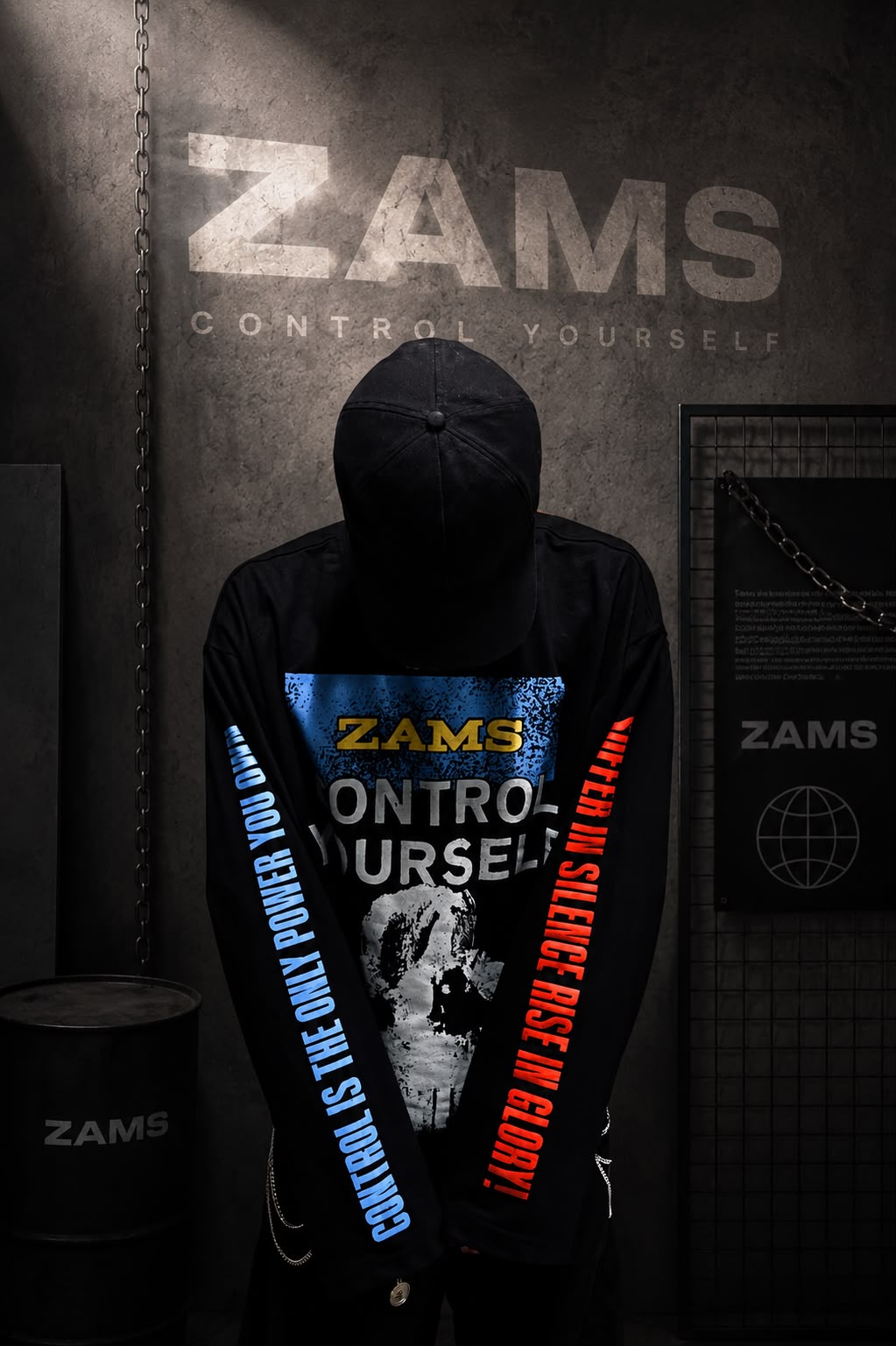Control Yourself Boxy Fit Long Sleeve T-Shirt-4