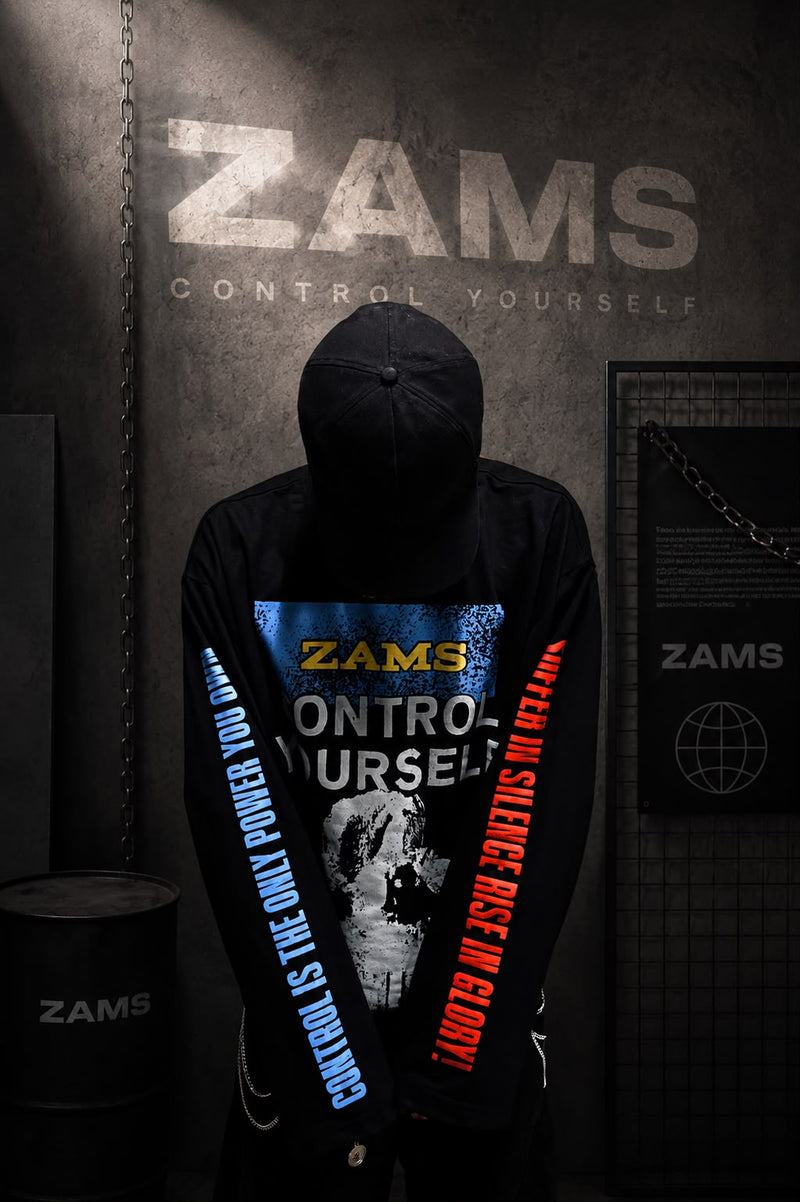 Control Yourself Boxy Fit Long Sleeve T-Shirt-4