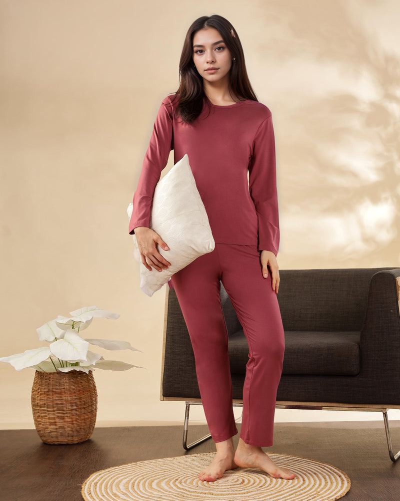 Pearle Bamboo Pant  (Wild Rose)
