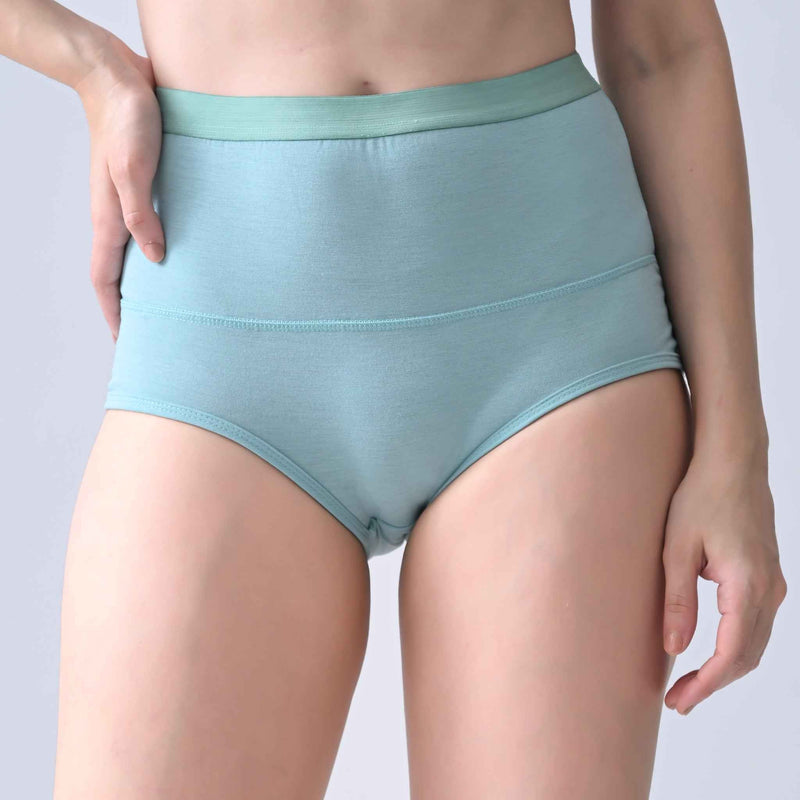 Leakproof Panties for Urine Leak – Cotton High-Waist, Reusable (Pack of 3) | Woomly