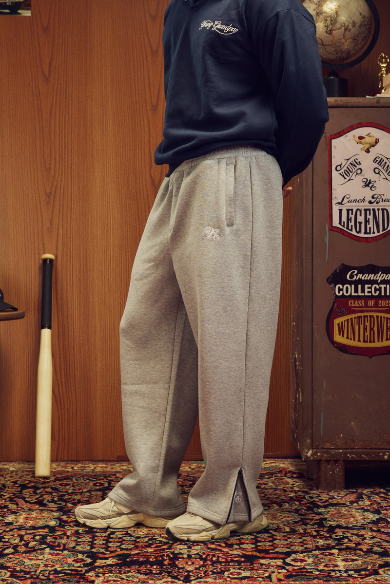 FLARED SWEATPANTS - GREY