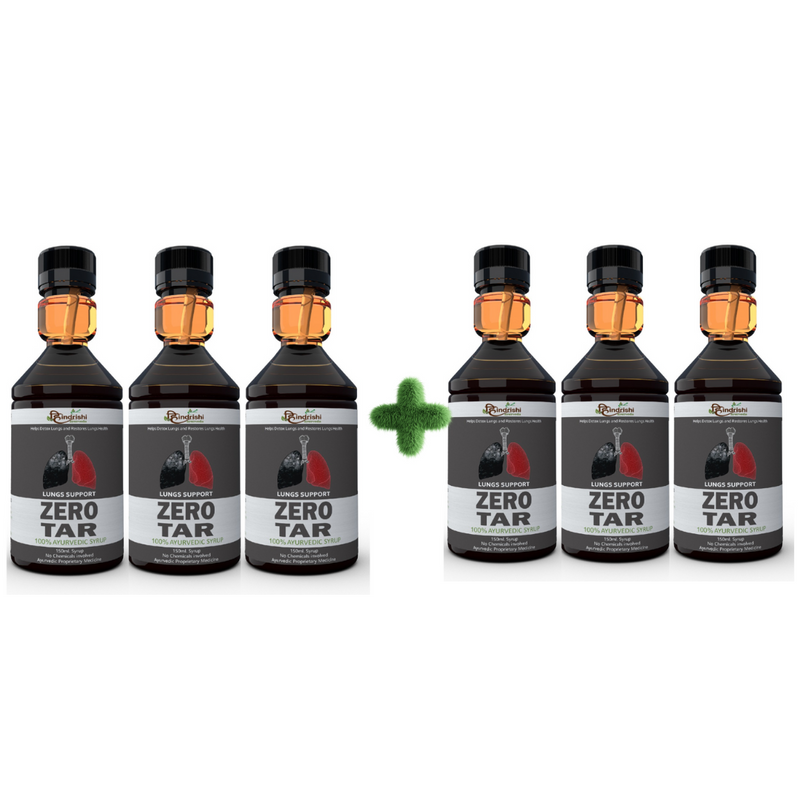 Hindrishi Zero tar Syrup for Lungs and Respiratory Tract Detox (150 ml each bottle)-8