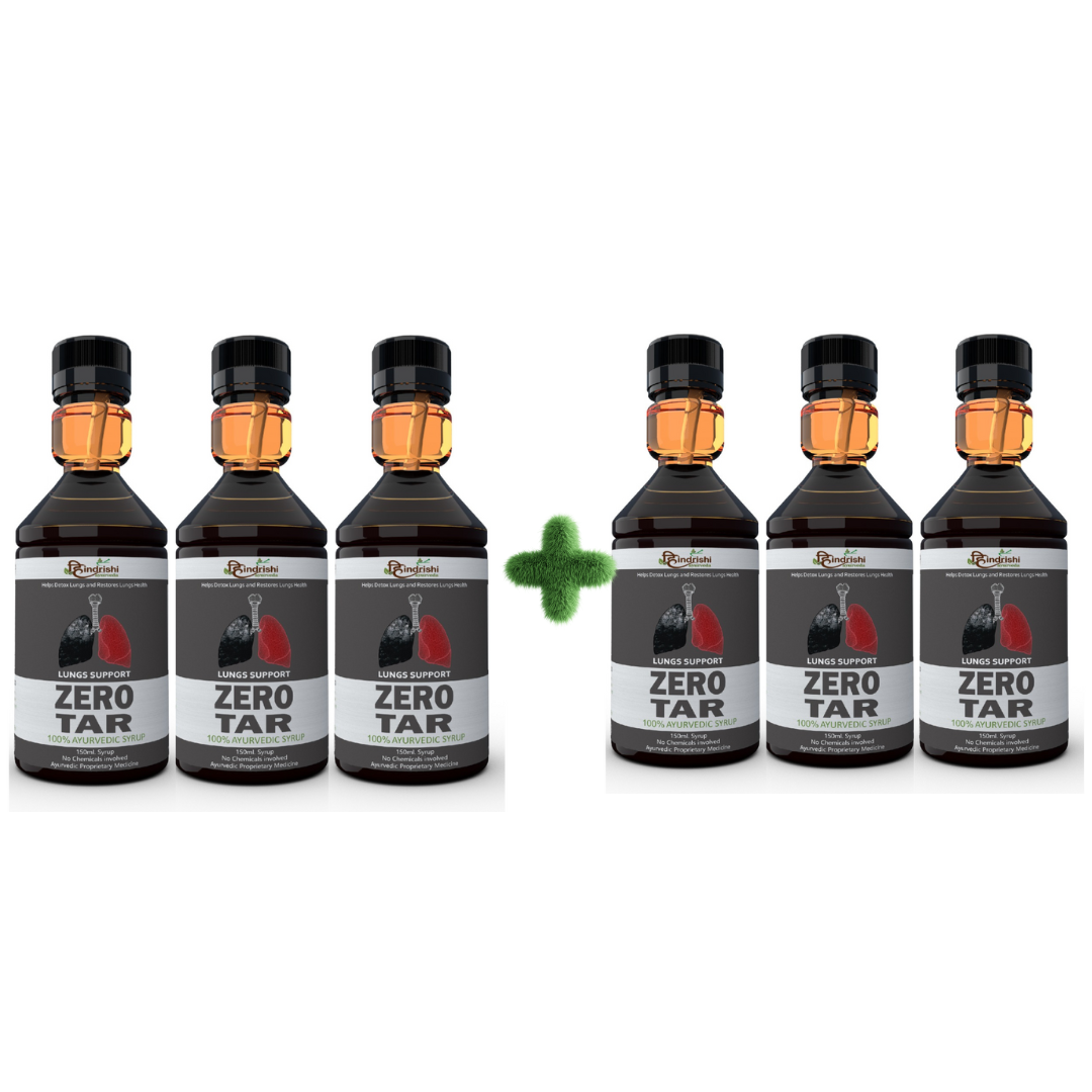 Hindrishi Zero tar Syrup for Lungs and Respiratory Tract Detox ( 150ml Each Bottle) NO ADDED SUGAR-5