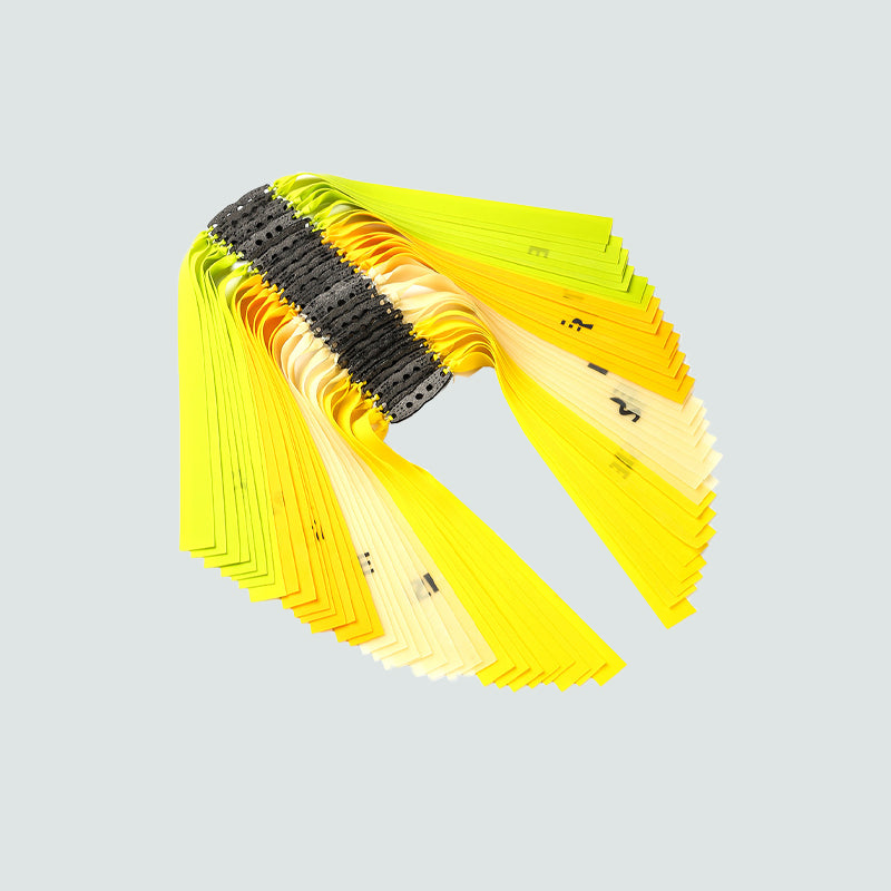 Precise Multicolor Elastic Flat Rubber Band 0.4mm-1.0mm Thickness