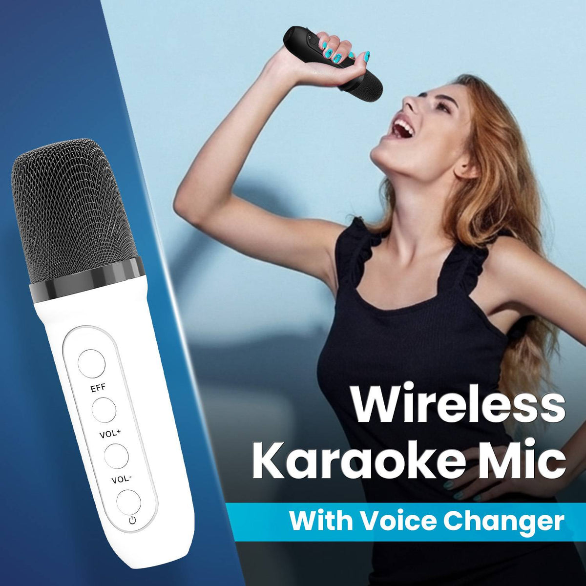 Portronics Apollo One 20W Bluetooth Portable Speaker With Wireless Karaoke Mic,5Hr Playtime 20 W Bluetooth Home Audio Speaker (White, Stereo Channel)