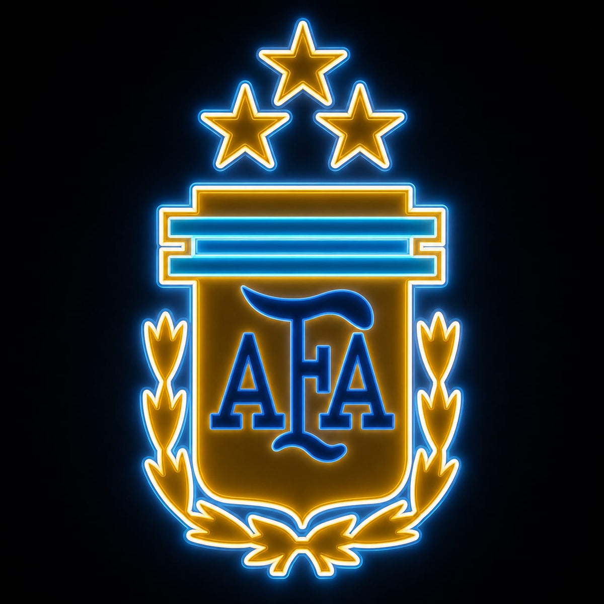 Argentina Football Association AFA Neon LED Wall Sign - Neonsignsindia