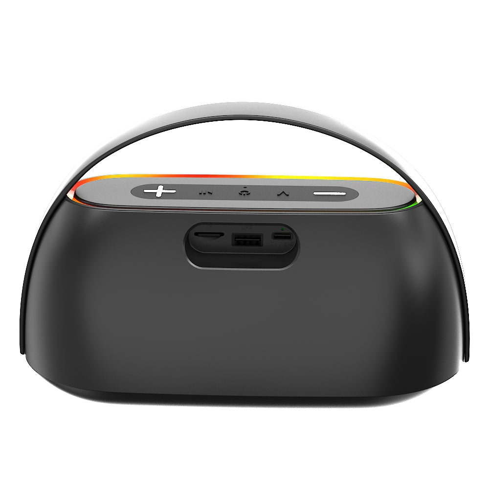 Atomik Grab 20W Portable Boombox Party Speaker (Black)-44