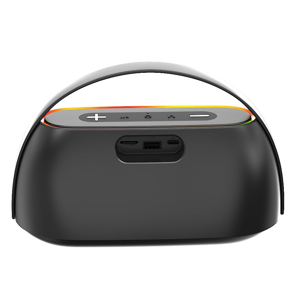 Atomik Grab 20W Portable Boombox Party Speaker (Black)-45