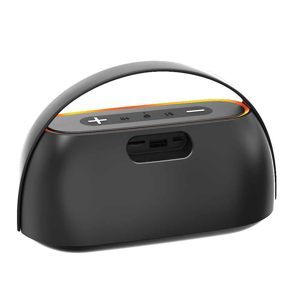 Atomik Grab 20W Portable Boombox Party Speaker (Black)-48