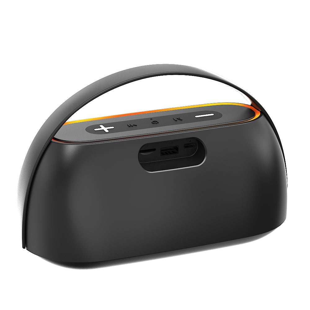 Atomik Grab 20W Portable Boombox Party Speaker (Black)-49