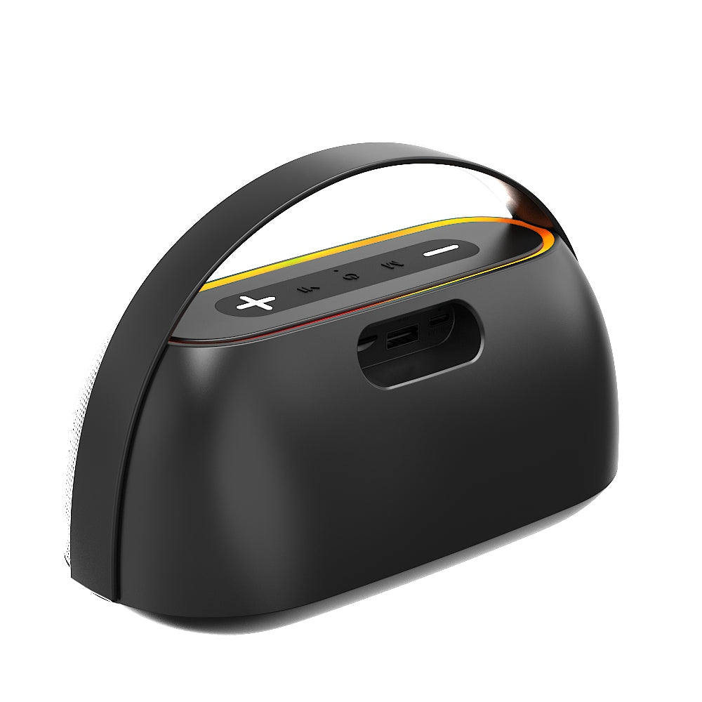 Atomik Grab 20W Portable Boombox Party Speaker (Black)-53