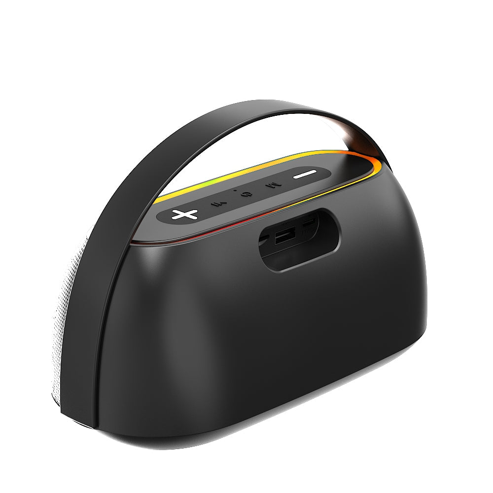 Atomik Grab 20W Portable Boombox Party Speaker (Black)-54