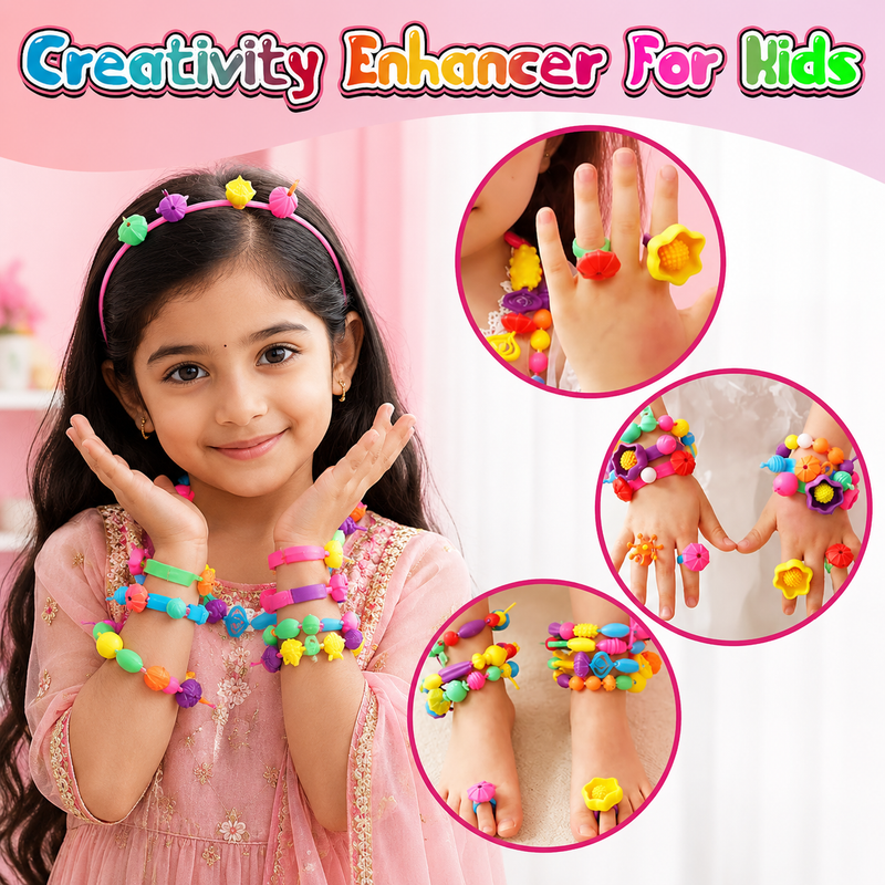 Snap & Sparkle DIY Jewelry Making Kit (520+ Pieces)