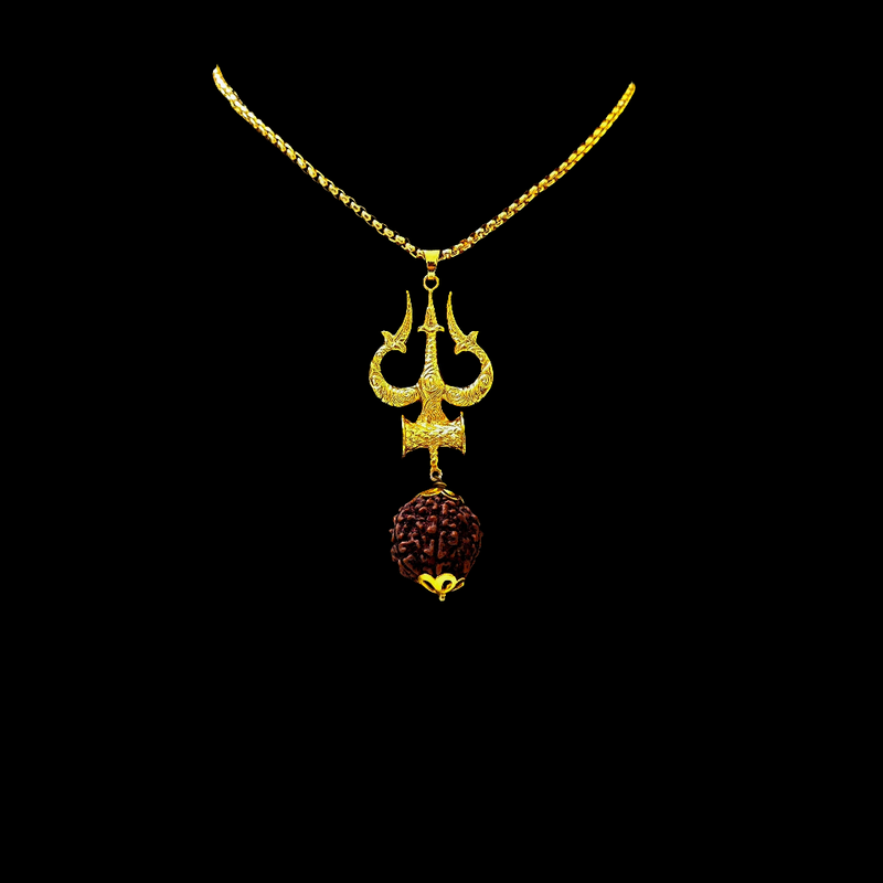 Trishul Rudraksha Pendant Box Packaging UniqueJewels.in
