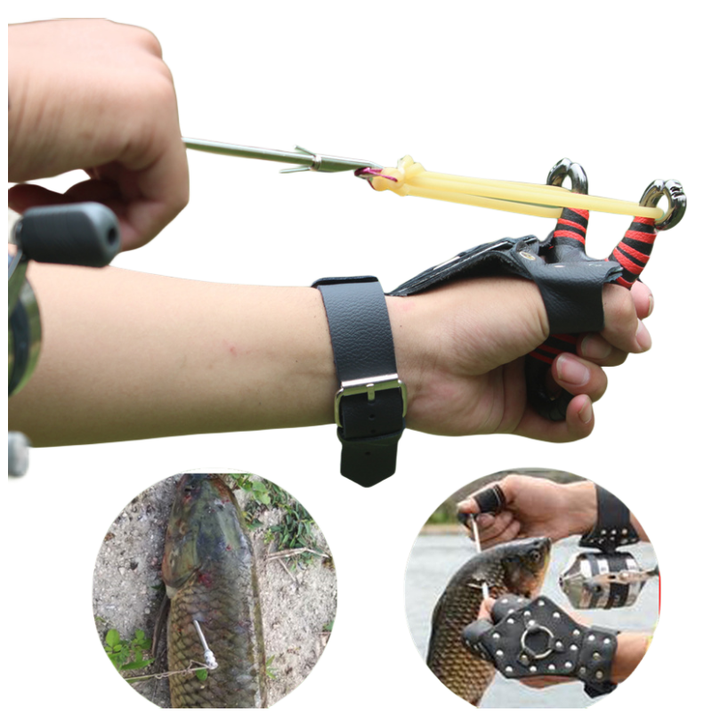 Marksman® High Quality Fishing Slingshot Combo Set Outdoor Fishing Catapult with all Accessories