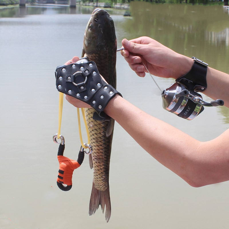 Marksman® High Quality Fishing Slingshot Combo Set Outdoor Fishing Catapult with all Accessories