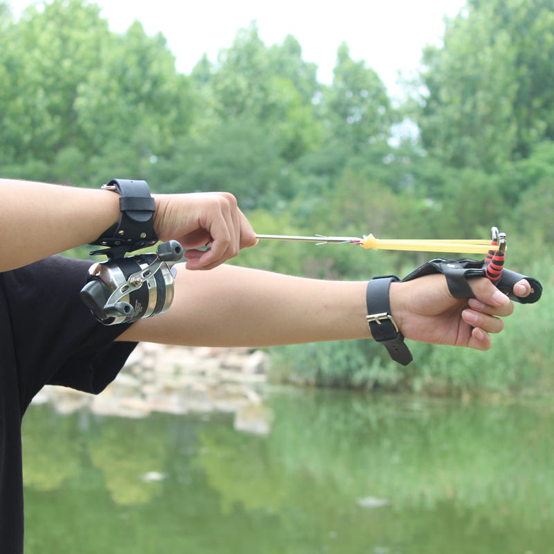 Marksman® High Quality Fishing Slingshot Combo Set Outdoor Fishing Catapult with all Accessories