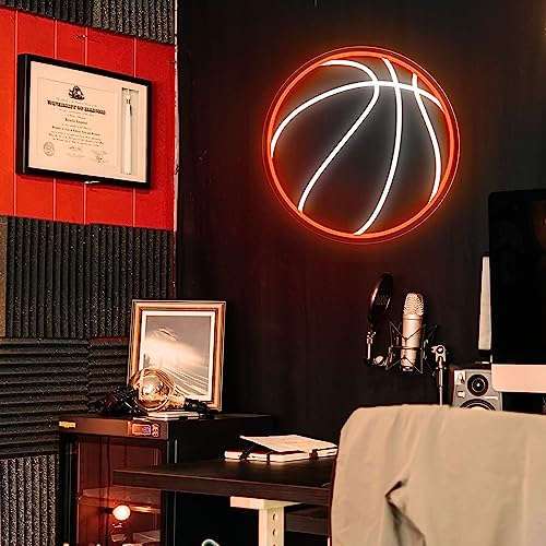 Basketball Neon Sign, 12×12 Inches Neonsignsindia