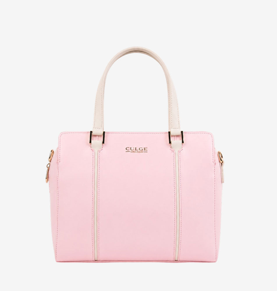 Culge Chicago "The Adler" Minimalist Dome Satchel – Blush Pink-1