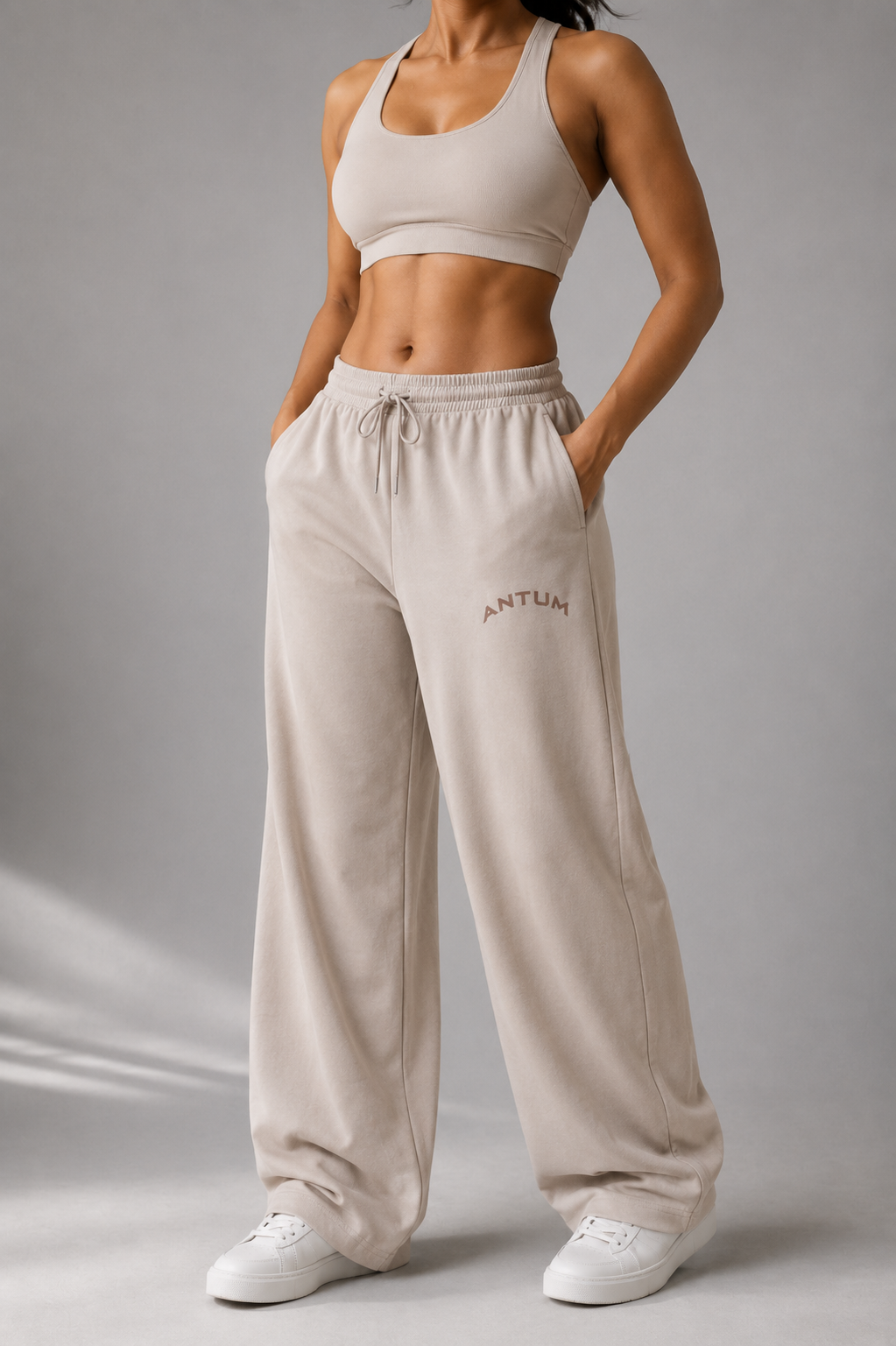 Beige colour Joggers