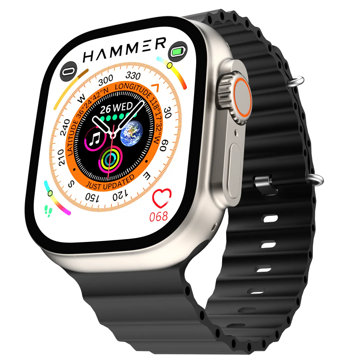 Hammer Ultra Classic with 2.01"  Largest Display Bluetooth Calling Smartwatch-2