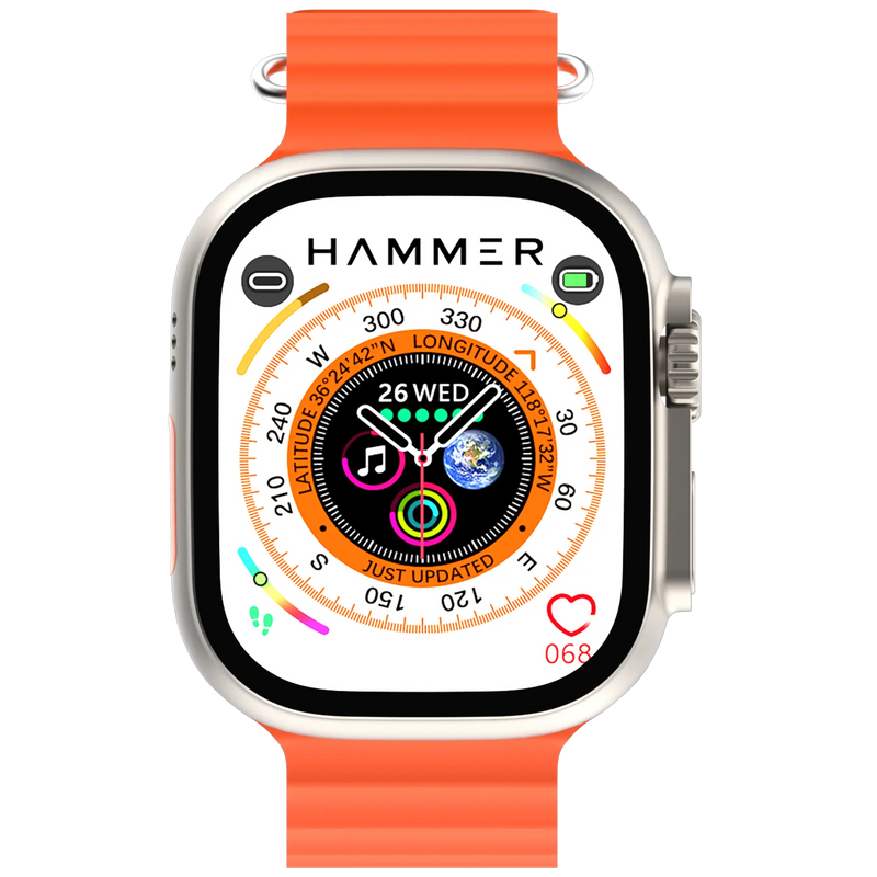 Hammer Ultra Classic with 2.01"  Largest Display Bluetooth Calling Smartwatch-7