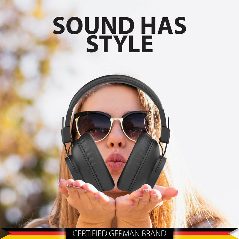 BH41 Bluetooth Wireless Over Ear Headphone (Black) - Blaupunkt India