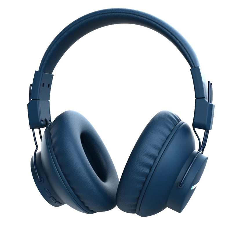 BH41  Bluetooth Wireless Over-Ear Headphone (Blue)-41