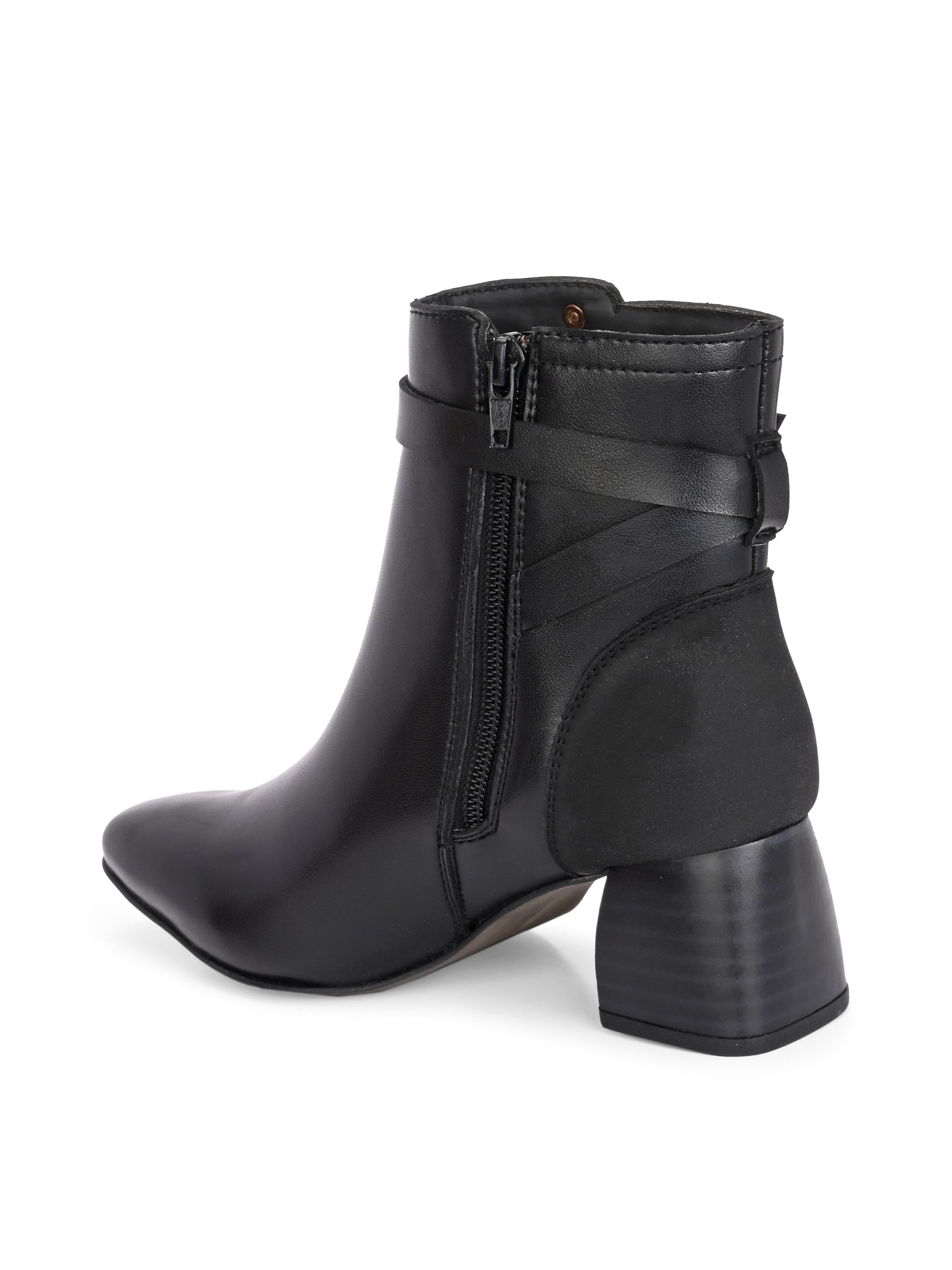 El Paso Women Faux Leather Casual Chelsea Boots-2