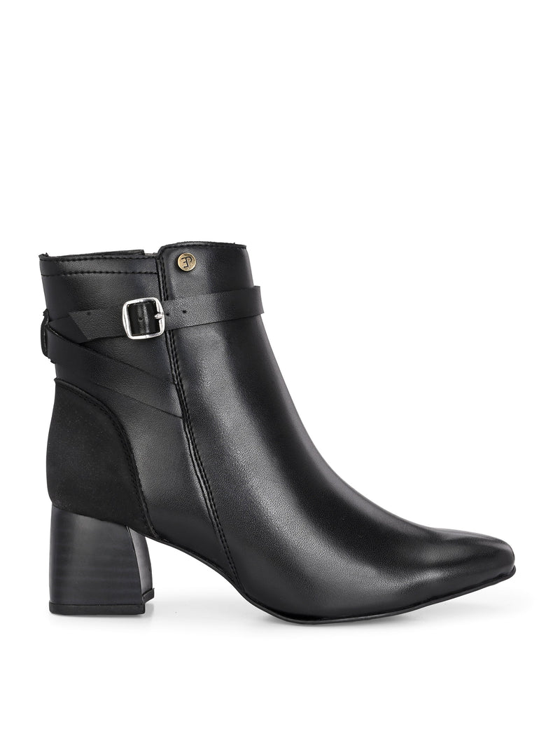 El Paso Women Faux Leather Casual Chelsea Boots-3