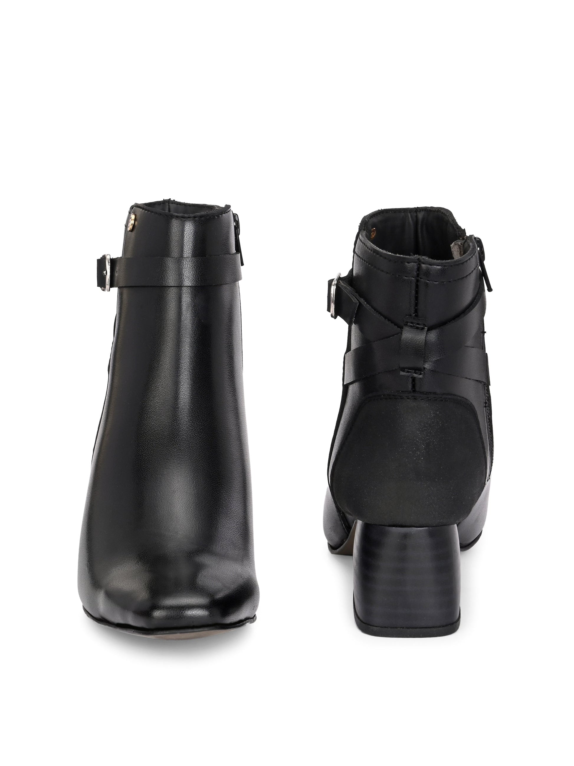El Paso Women Faux Leather Casual Chelsea Boots-4