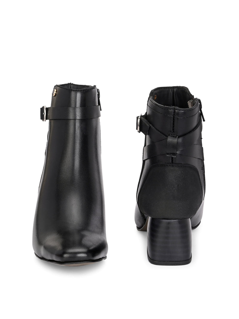 El Paso Women Faux Leather Casual Chelsea Boots-4