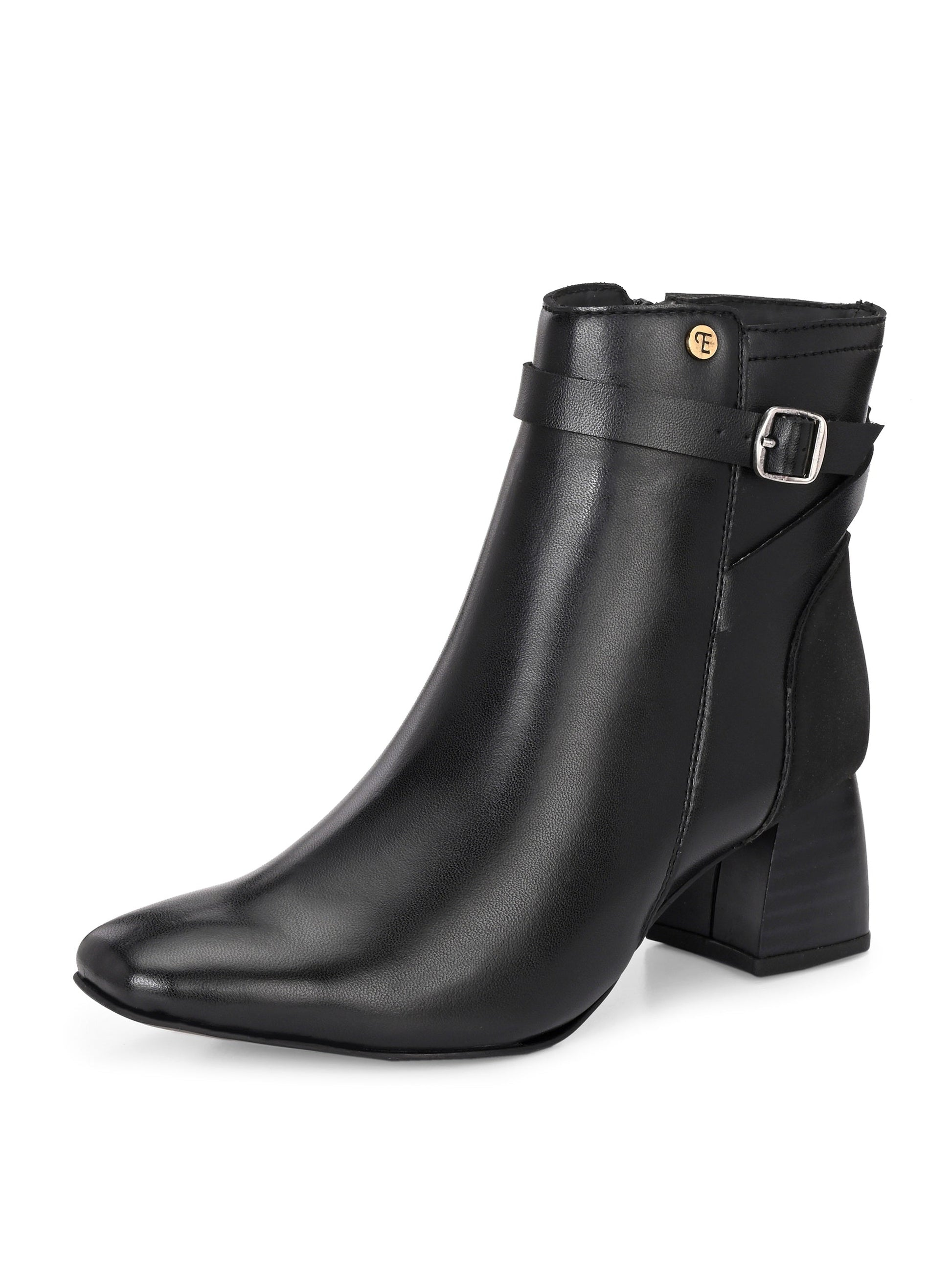 El Paso Women Faux Leather Casual Chelsea Boots-6