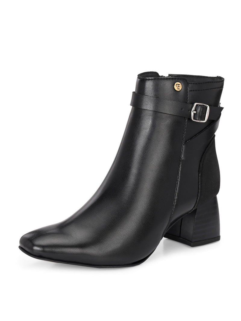 El Paso Women Faux Leather Casual Chelsea Boots-6