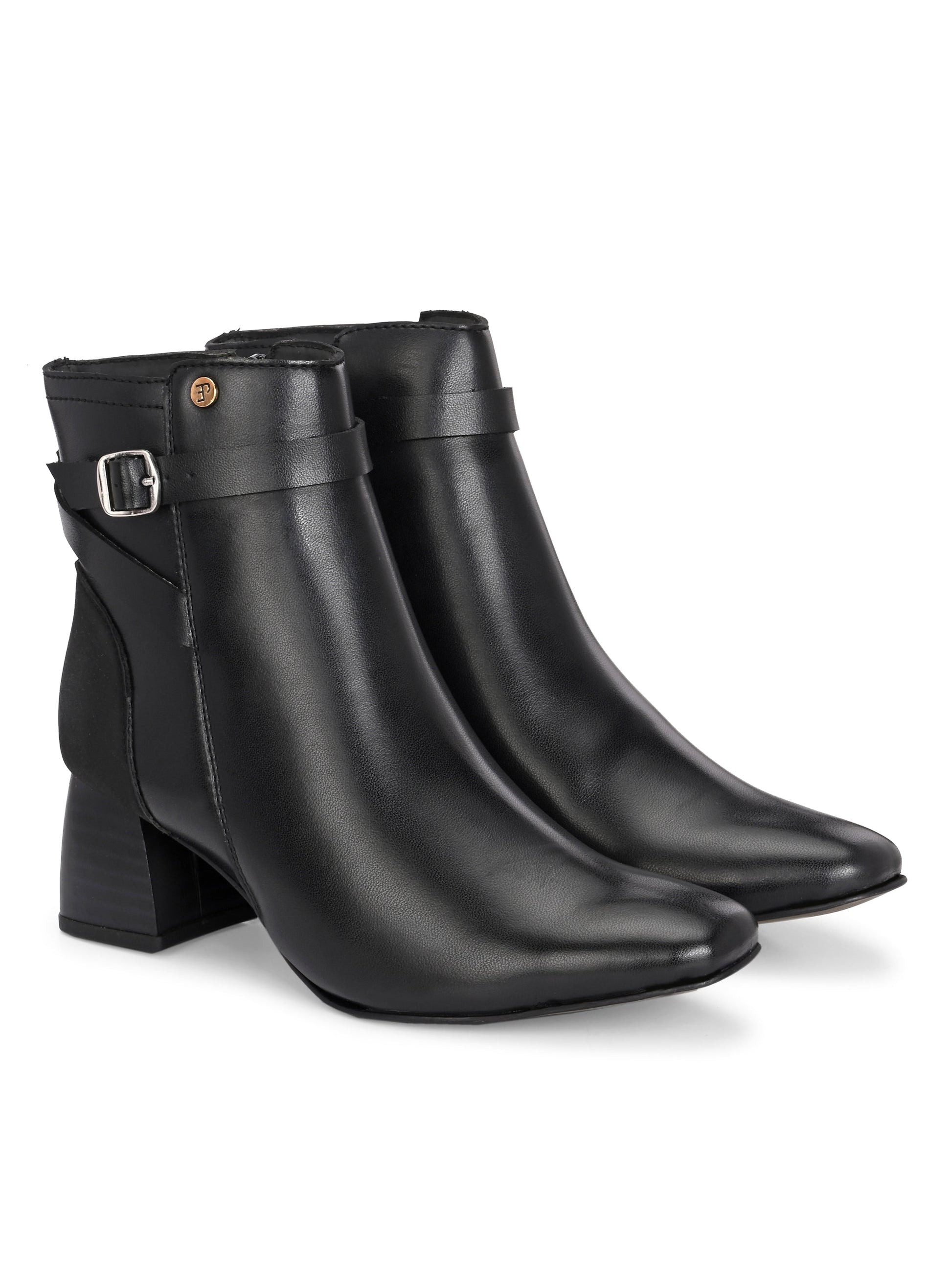 El Paso Women Faux Leather Casual Chelsea Boots-7