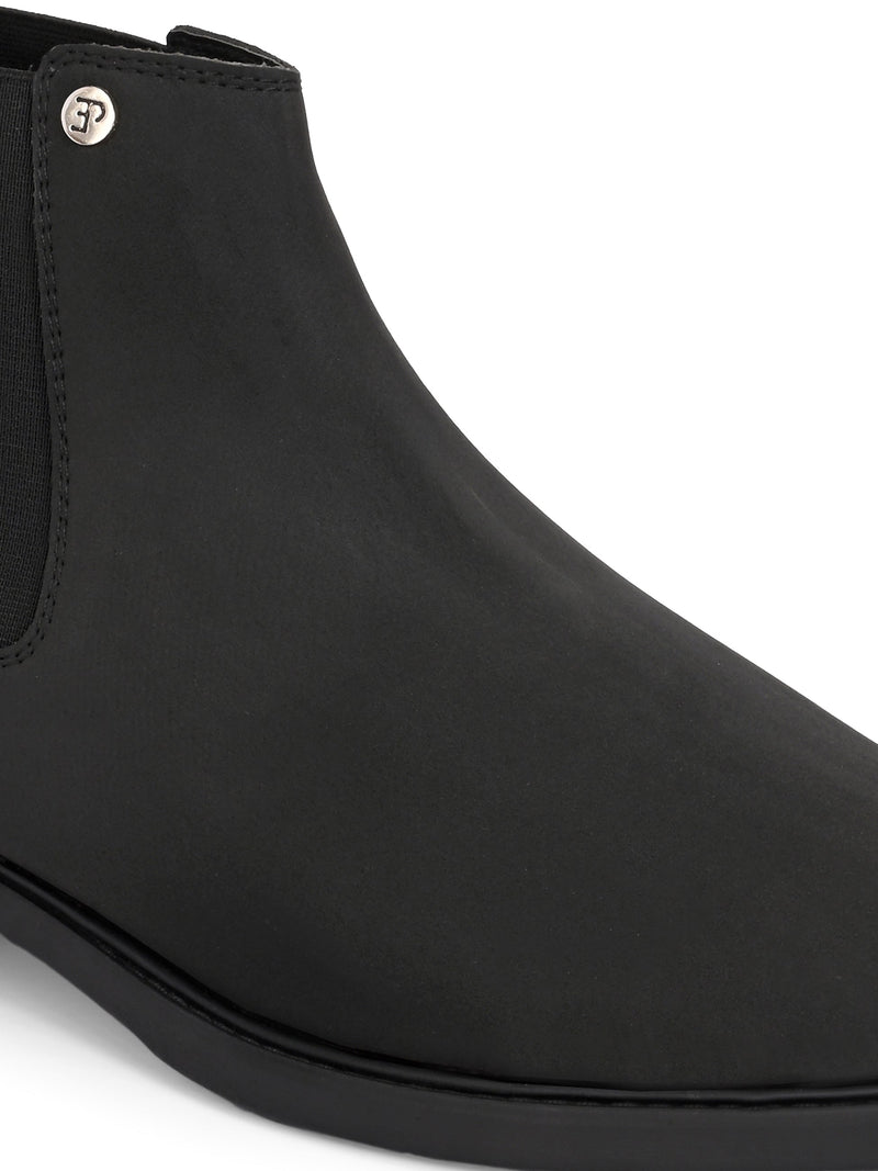 El Paso Men Faux Leather Casual Chelsea Boots-2