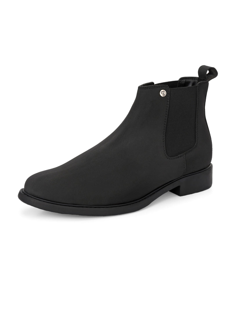 El Paso Men Faux Leather Casual Chelsea Boots-3