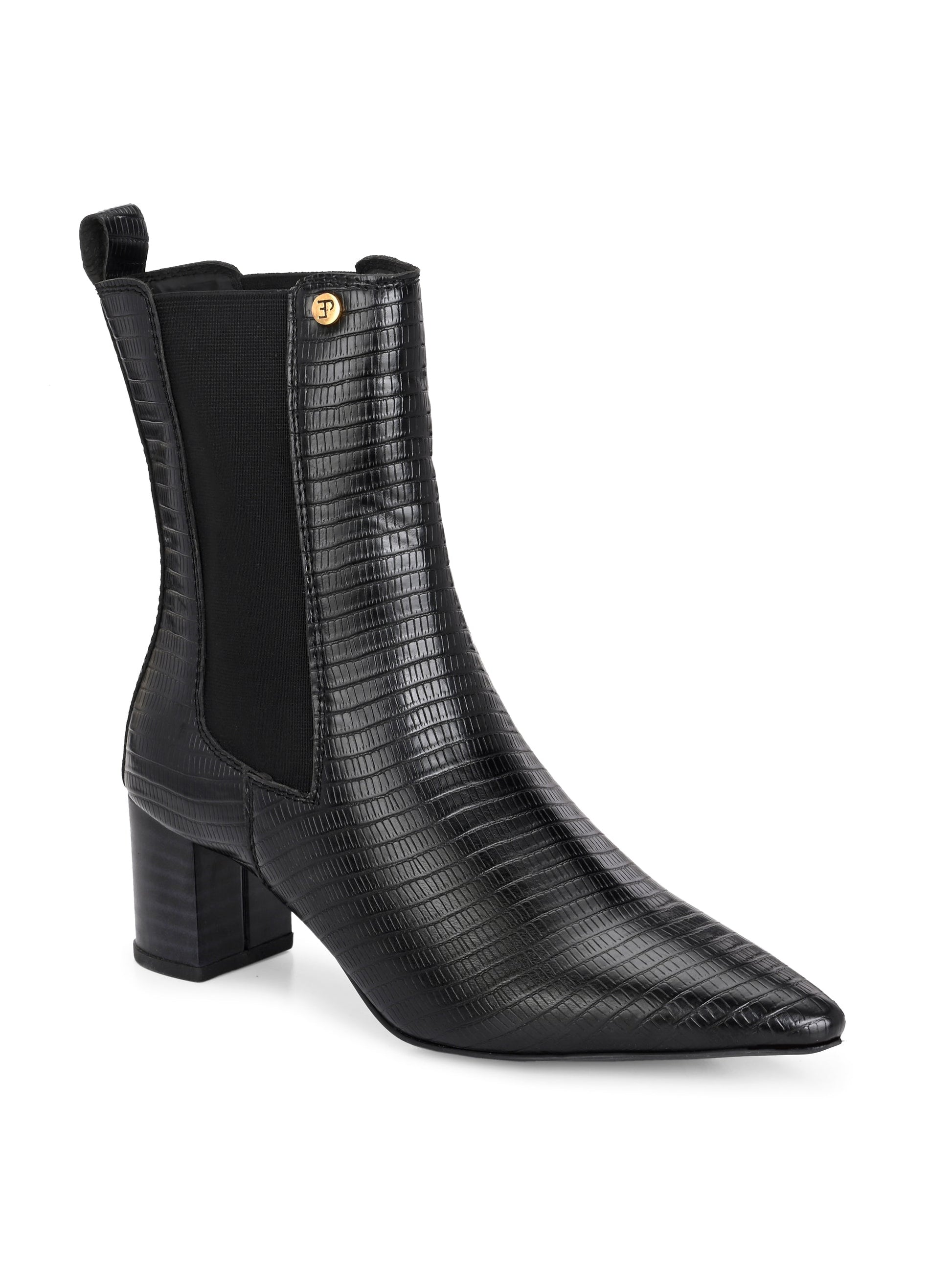 El Paso Women Faux Leather Casual Chelsea Boots-1