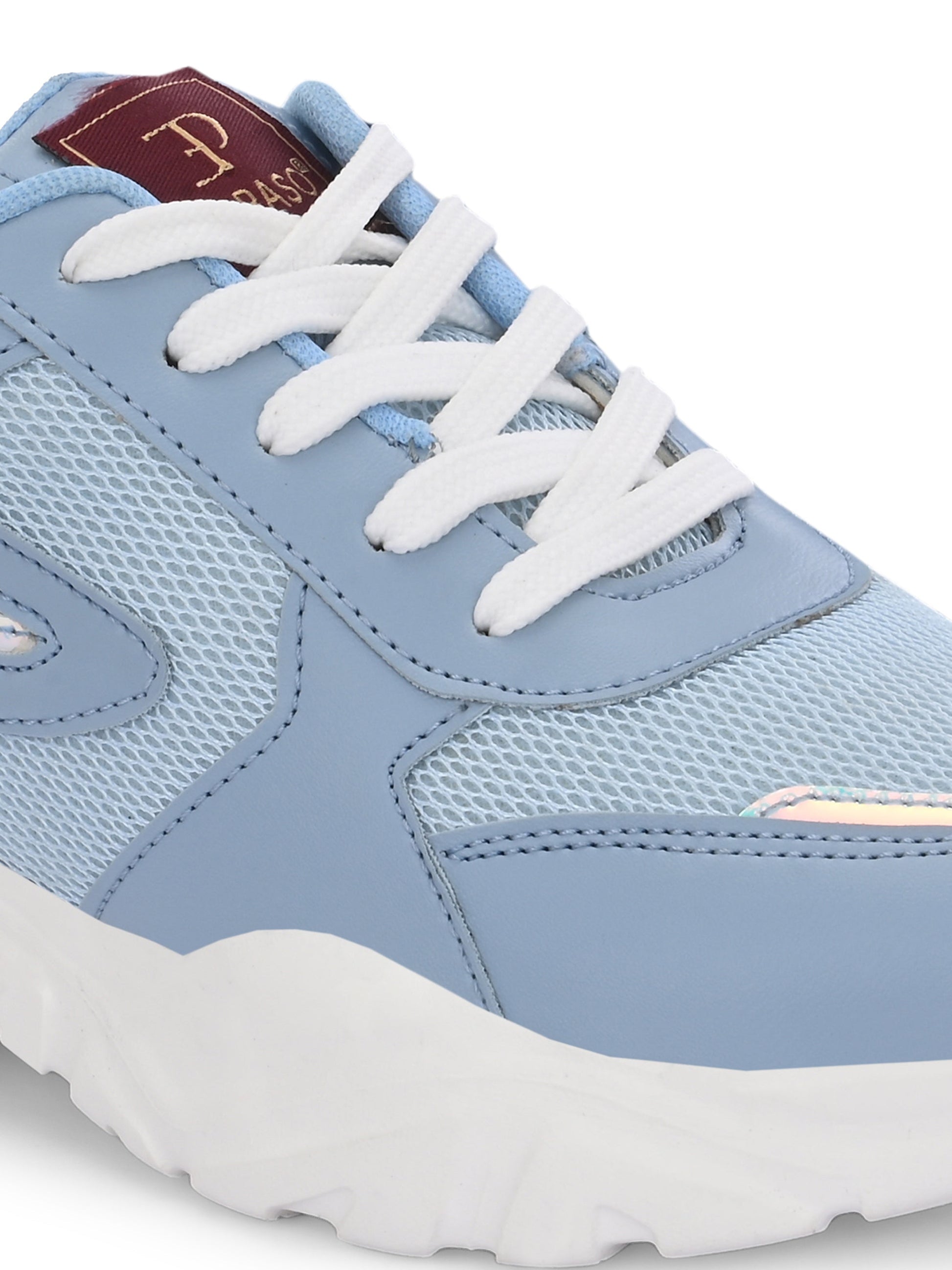 Women Solid Round Toe Lightweight Sneakers-2