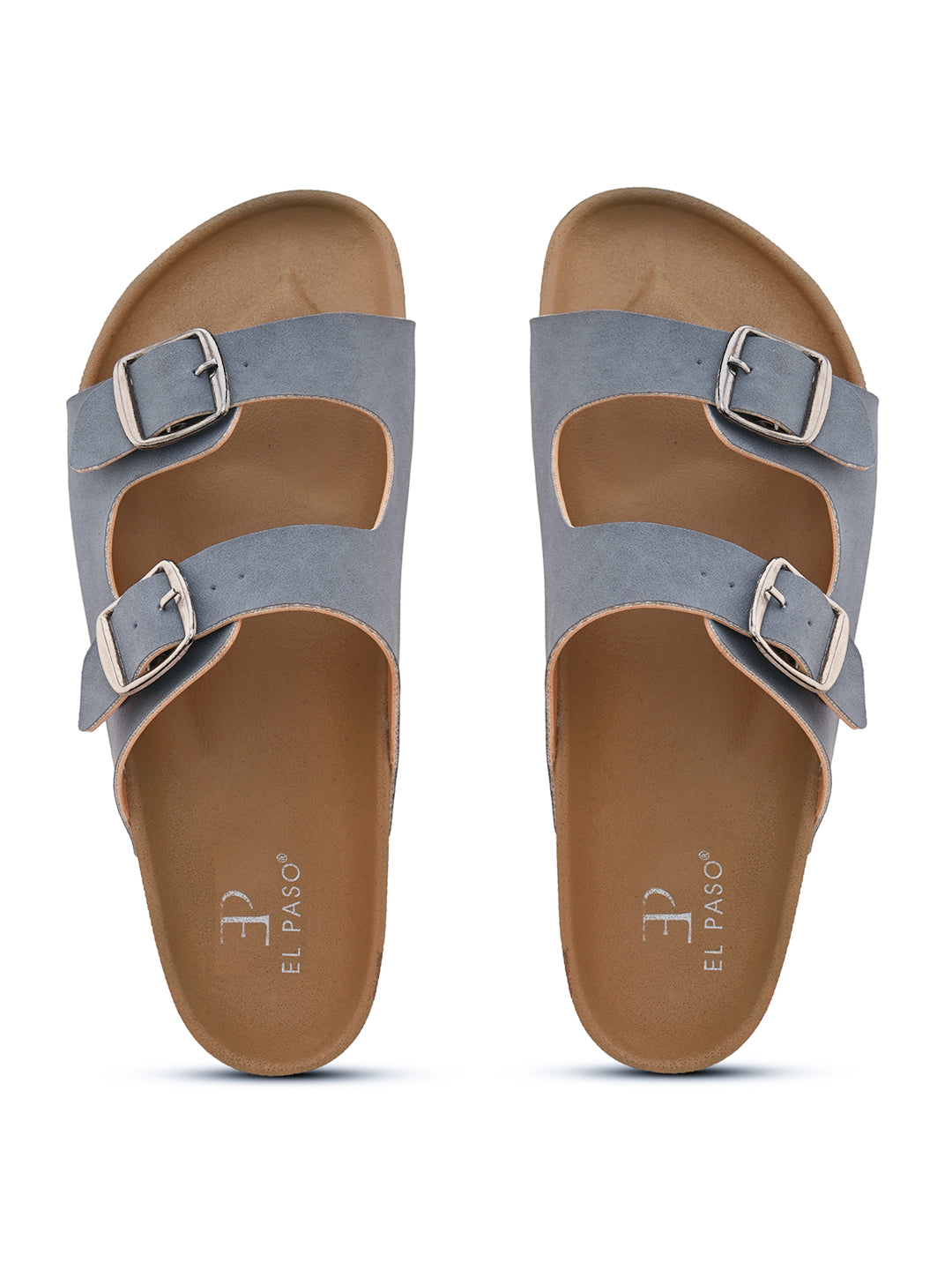 Women Open Toe Flats with Buckles-5