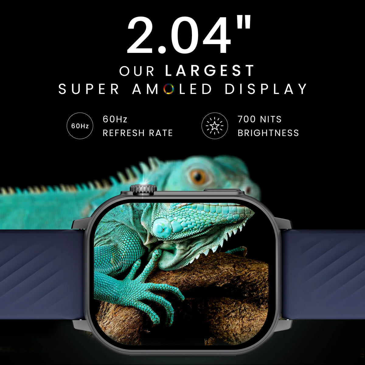 Hammer Arctic 2.04" Super Amoled Display Bluetooth Calling Smartwatch-14
