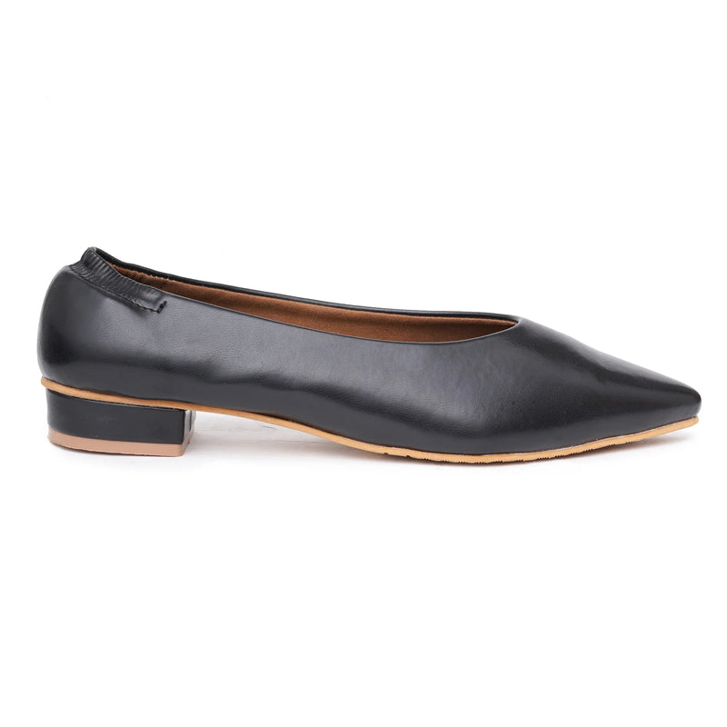 Original Pointed-Toe Black Ballerinas-5