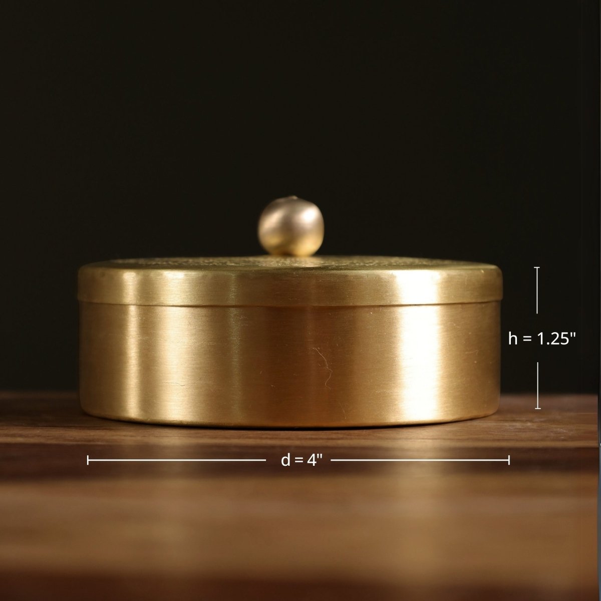 Kitchen Masala or Spice Box in 100% Pure Brass with detachable containers| Organise Your Kitchen Spices in Style