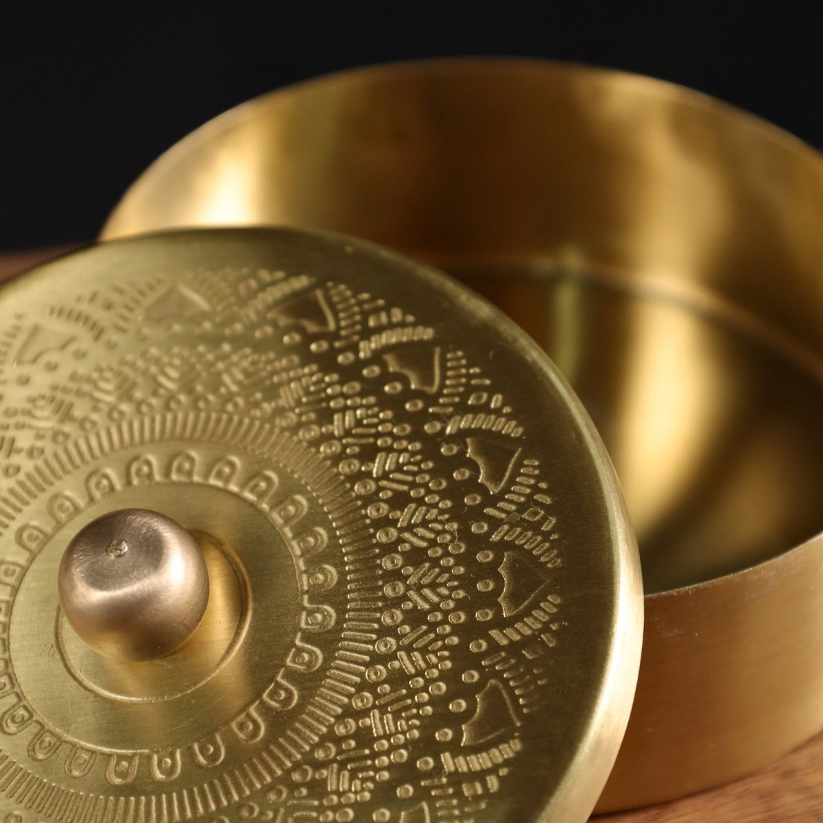 Kitchen Masala or Spice Box in 100% Pure Brass with detachable containers| Organise Your Kitchen Spices in Style