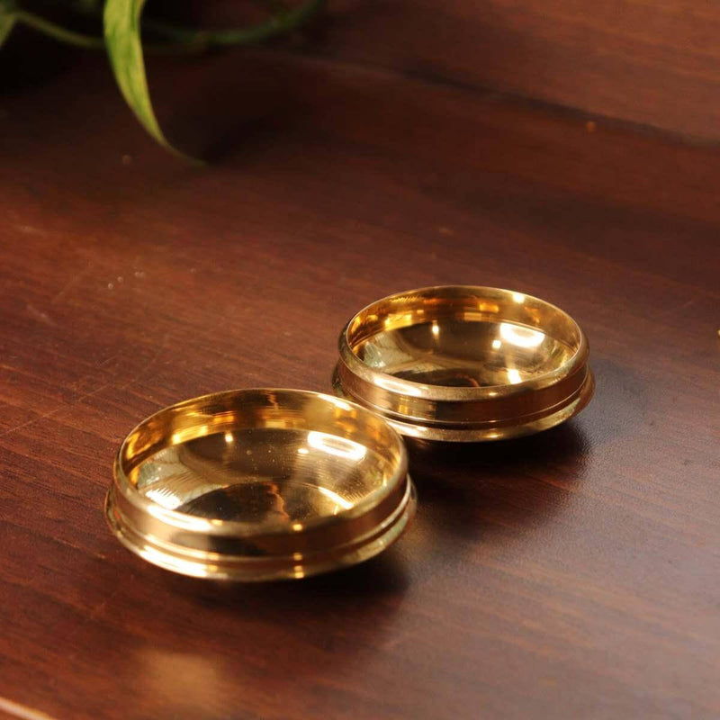 Brass Mini Decor Uruli Small - Set Of 4 | A Cherished Navratri and Diwali gift-4