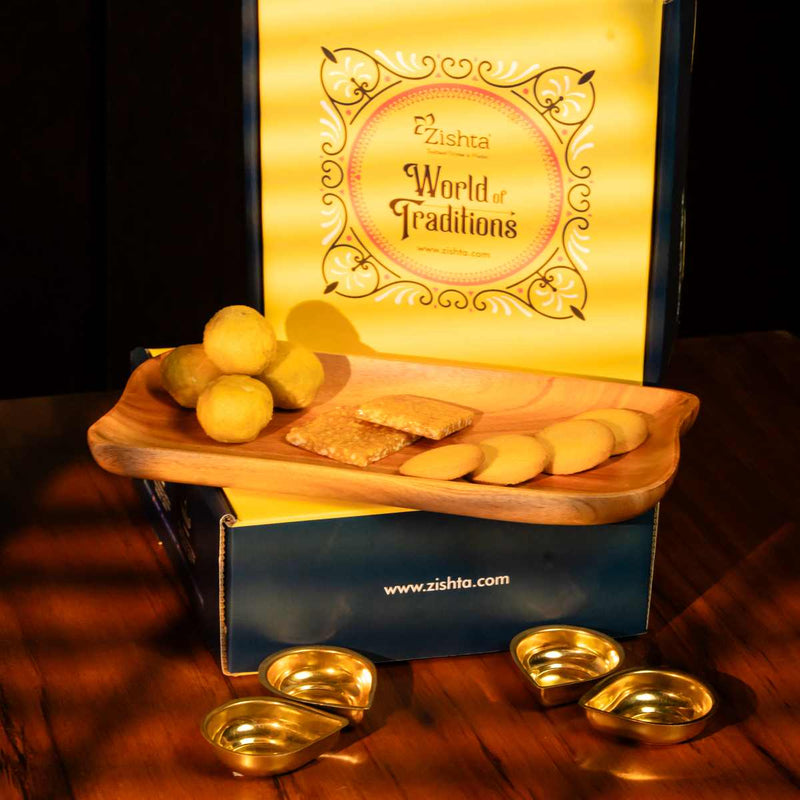 Brass & Neem Festive Platter | All Occasion Gifting Set-1