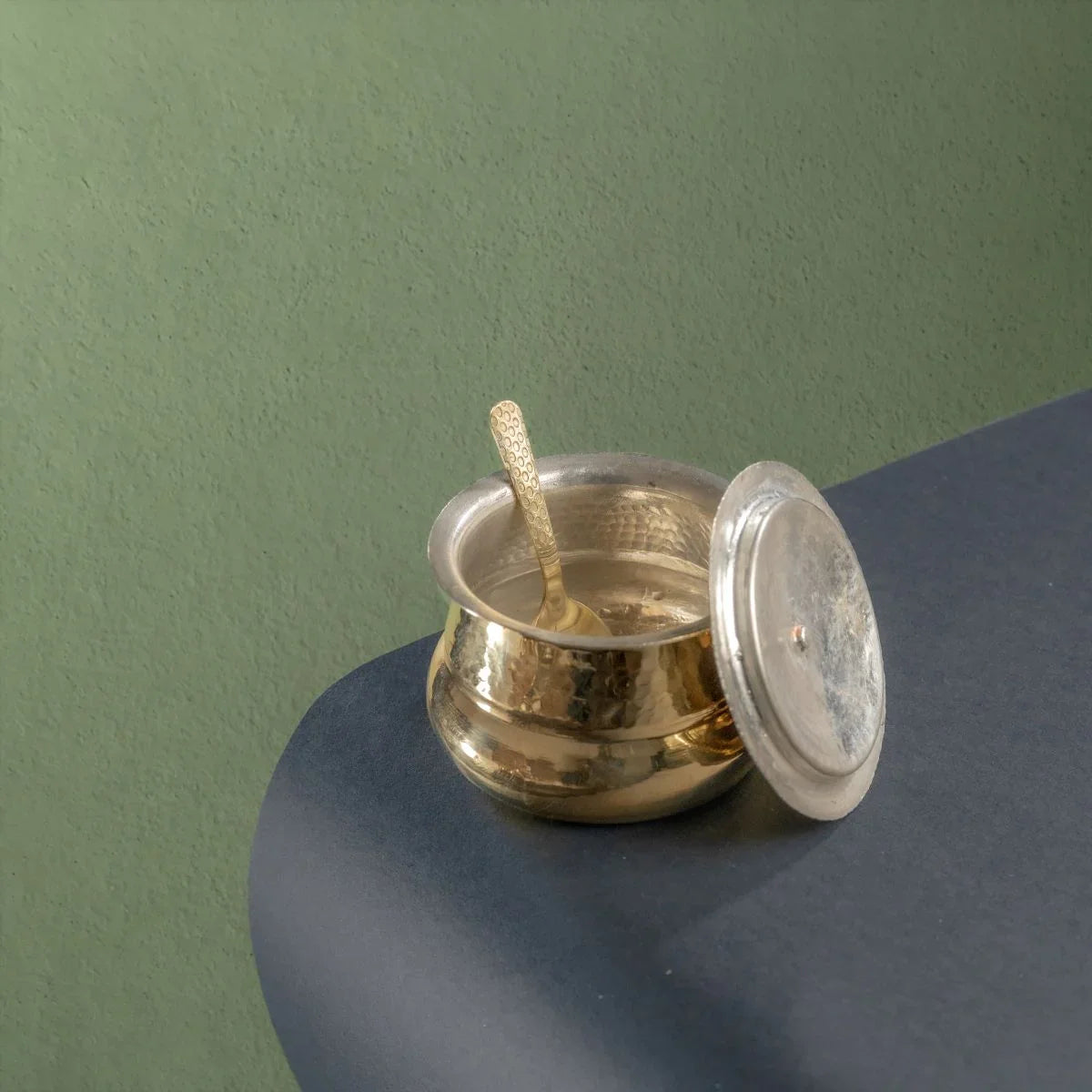 Shakuntala Brass Ghee Pot