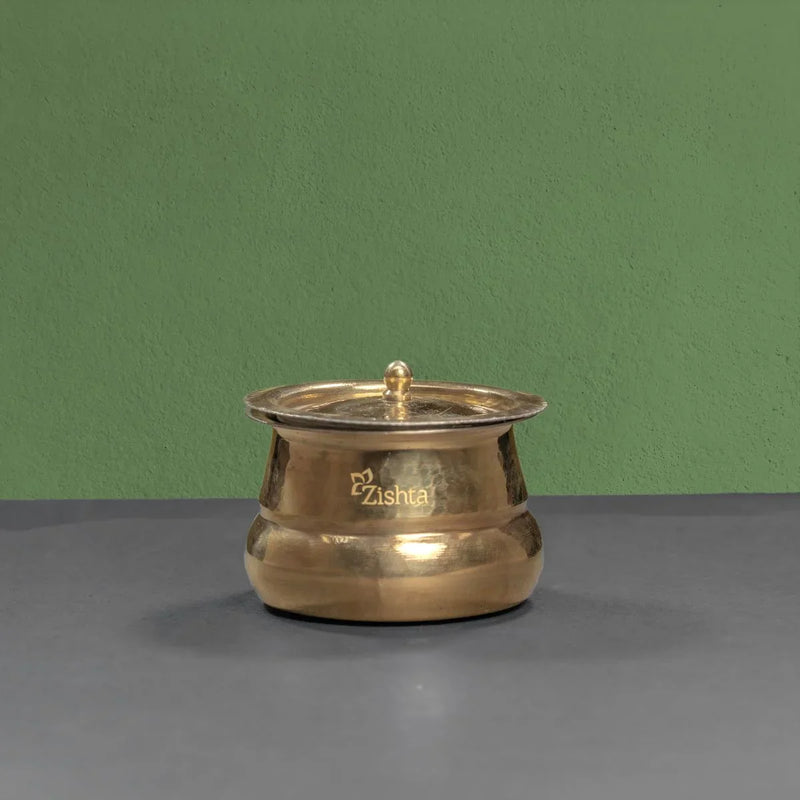 Shakuntala Brass Ghee Pot-1